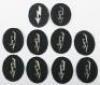 10x Original WW2 German Army Infantry Section Signals Trade Blitz Arm Badges - 2