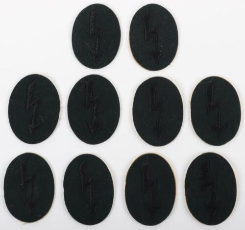 10x Original WW2 German Army Pioneer Section Signals Trade Blitz Arm Badges