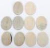 10x Original WW2 German Army Pioneer Section Signals Trade Blitz Arm Badges - 2