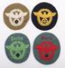 4x German Police Arm Badges