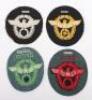 4x German Police Arm Badges - 2