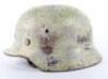 WW2 German SS double Decal Camo Helmet - 4