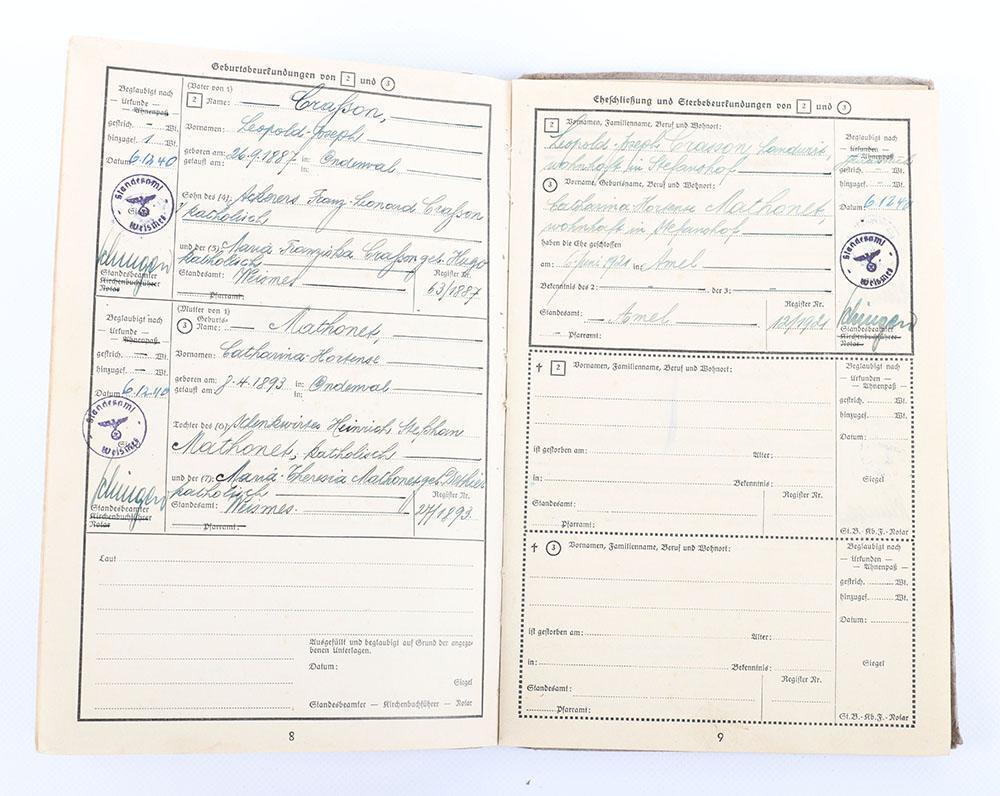 WW1/WW2 German Paperwork
