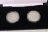 Four cased USA silver Dollars, including 1878, 1921 and 1921 and 1935 - 3