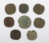Charles I (1625-1649), farthing and Rose farthings