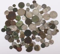 Mixed coins including Roman, Medieval, 20th century