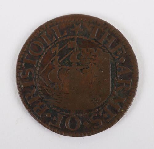 17th Century, The Arms of Bristol, 1652, Farthing