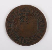 17th Century, The Arms of Bristol, 1652, Farthing