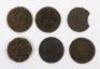 17th Century, Farthings, Berkshire, Newbury, Borough Castle 1657 - 2