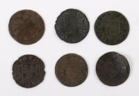 17th Century, Farthings, Hampshire, Basingstoke, Barnard Reve