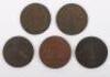 18th Century Tokens, Halfpennies, Somerset