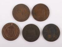 18th Century Tokens, Pennies, Wales, Anglesey, Druids head