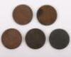 18th Century Tokens, Pennies, Wales, Anglesey, Druids head - 3