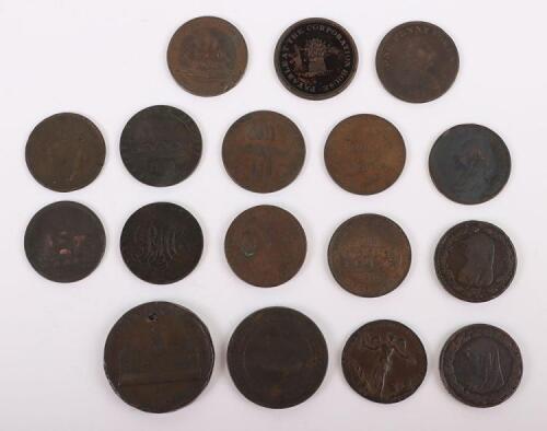 A selection of 18th Century tokens