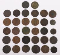 Selection of tokens, mostly 18th century