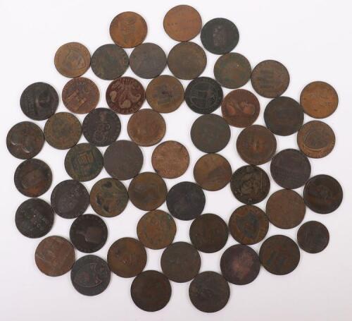 A collection of 18th century Halfpenny tokens