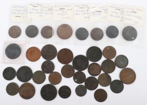 A selection of mainly Canadian 19th century tokens