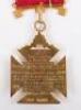 A 9ct gold Masonic Order of the Buffalo medal - 11