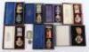 Eight silver gilt masonic medals, including Order of the Buffalo - 11