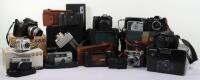 Selection of cameras and camera accessories