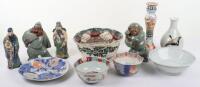 Various Chinese and Japanese ceramics