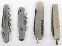 A Victorian combination folding knife