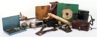 A mixed lot of militaria including a WWII Fairburn Sykes Commando dagger