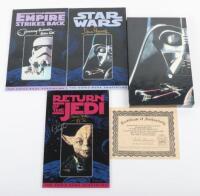 Star Wars Dark Horse Comics “Classic Star Wars Trilogy Set” autographed comic book set Star Wars-The Empire Strikes Back-Return of The Jedi