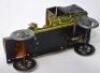 Fischer  litho-printed tinplate taxi or landau c1910 with driver - 4