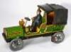 Fischer  litho-printed tinplate taxi or landau c1910 with driver - 3