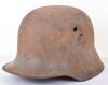 French Barn Find WW1 German M-16 Steel Combat Helmet