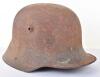 French Barn Find WW1 German M-16 Steel Combat Helmet - 2