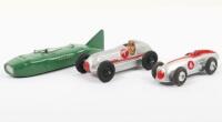 Three Dinky Toys 23 Series Racing Cars