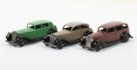 Three Dinky Toys 30 Series Cars