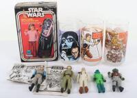 Five Vintage 3 ½” Star Wars Loose Action Figures
