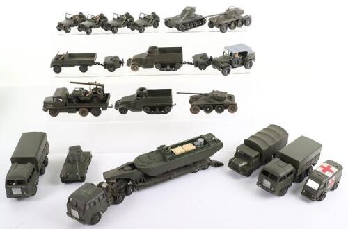 A Quantity of Unboxed French Dinky Toys Military Models