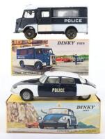 Two French Dinky Toys Police Vehicles