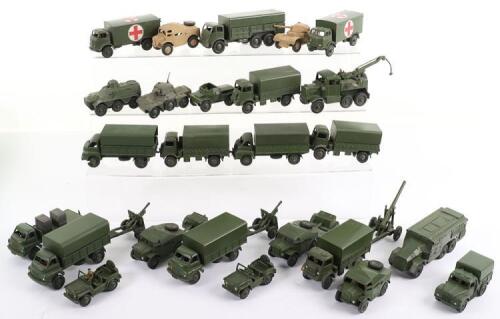 A Quantity of Unboxed Military Dinky Toys