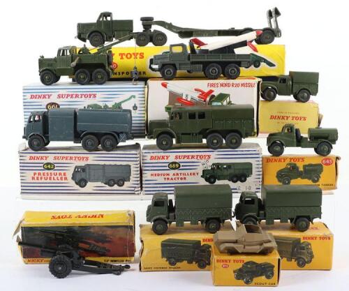 Boxed Dinky Toys Military Models