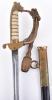 Post 1902 Royal Navy Officers Dress Sword Attributed to Lieutenant L W Burch Royal Navy - 2