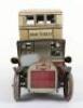 Gunthermann clockwork tinplate General Double Decker bus, German 1920s - 2