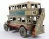 Gunthermann clockwork tinplate General Double Decker bus, German 1920s - 5