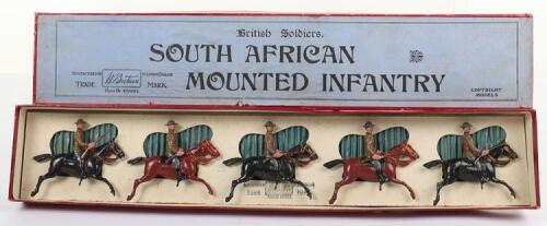 Britains boxed set 38 South African Mounted Infantry, 1930s