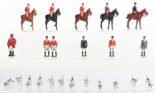 Britains The Hunt figures, 1930s