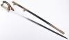 Post 1902 Royal Navy Officers Dress Sword Attributed to Lieutenant L W Burch Royal Navy - 14