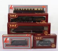 Boxed Airfix and Lima 00 gauge locomotives and rolling stock