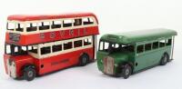 Two Post war Tri-ang Minics Buses