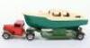 Tri-ang Minic, Mechanical Horse & Trailer, with plastic clockwork boat - 2