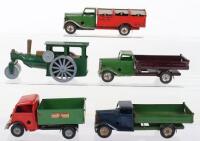 Five Post war Tri-ang Minics Commercial Vehicles