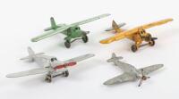 Four Dinky Toys Aeroplanes